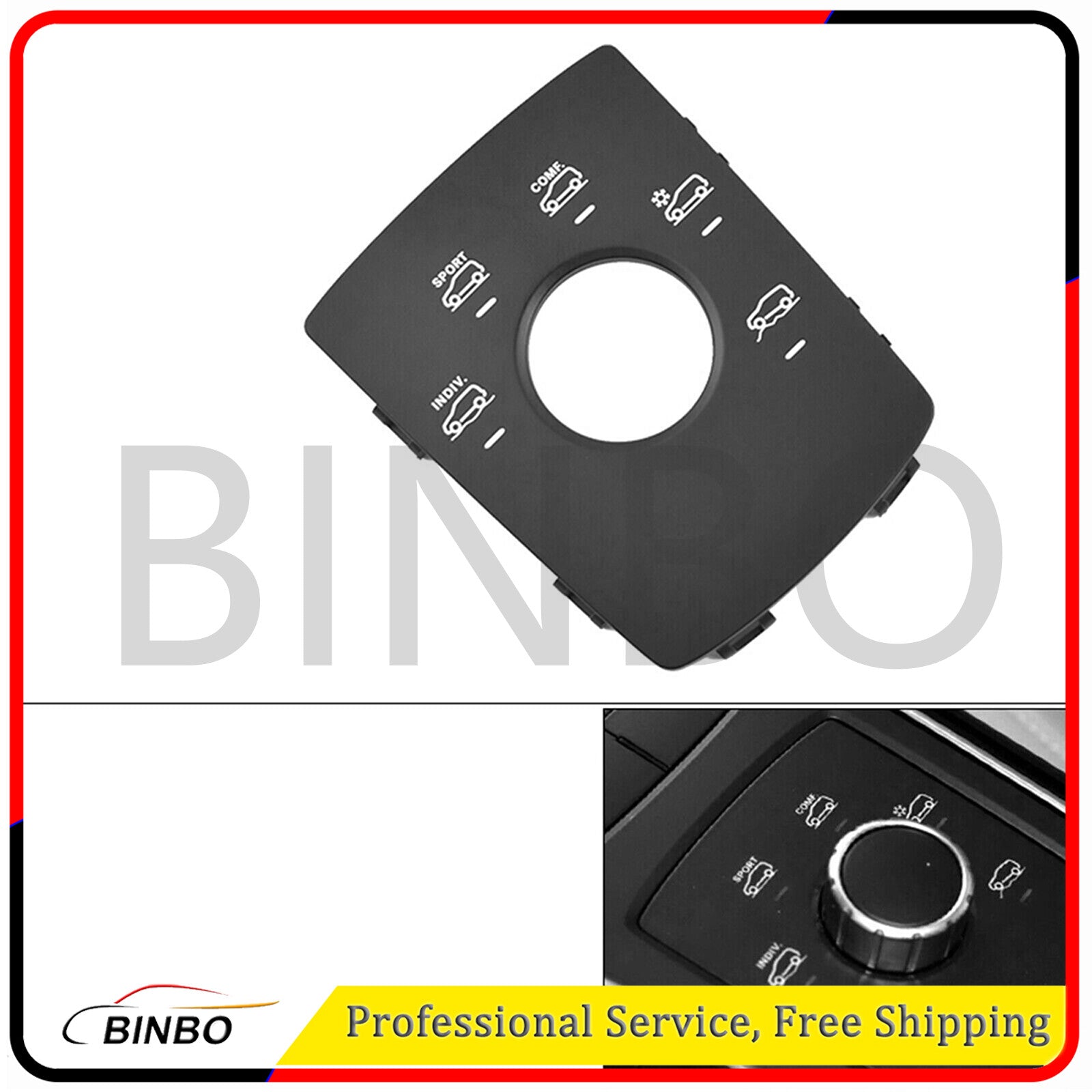 Interior Multimedia Switch Button Panel for Mercedes-Benz ML GL W166 2012-2015