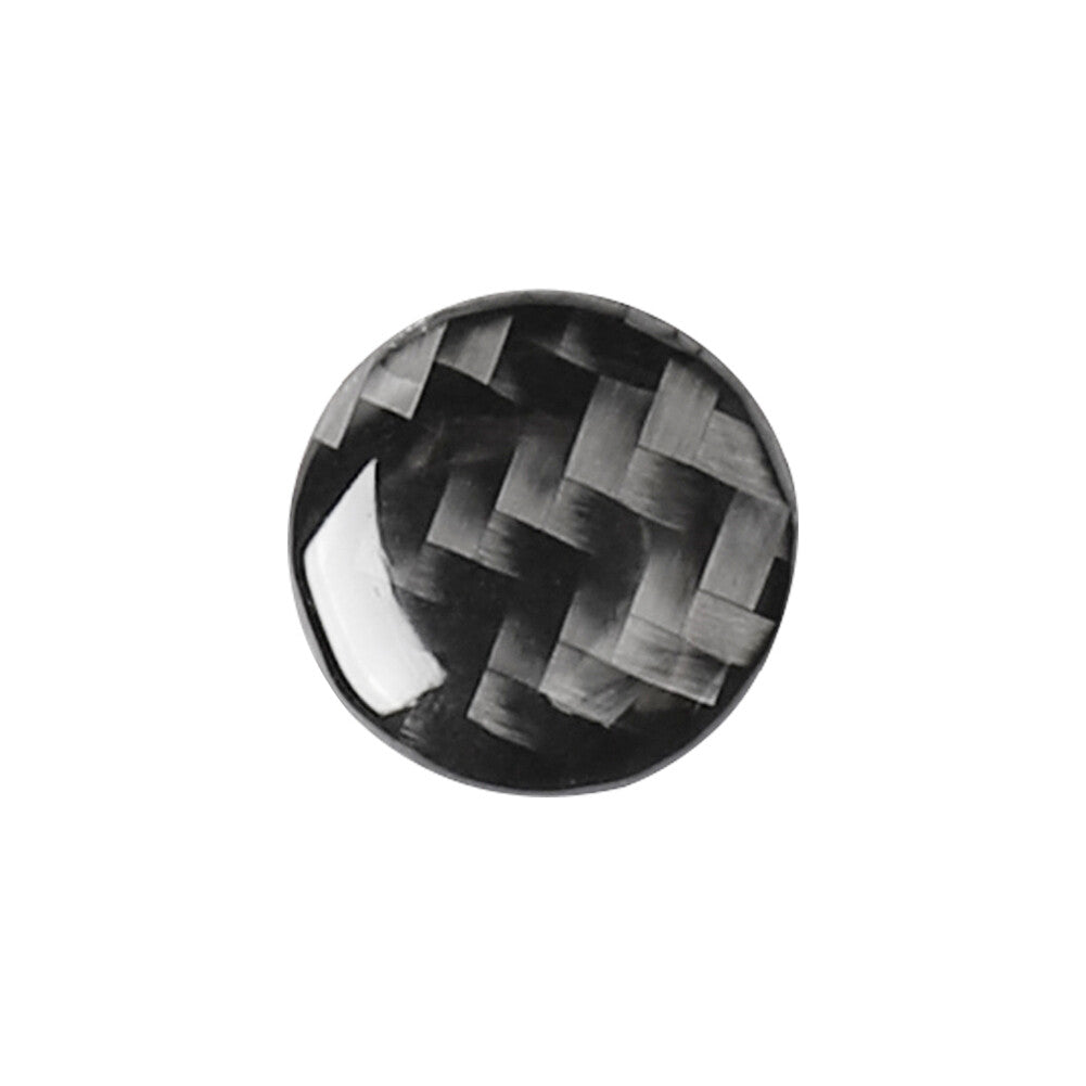 2PCS carbon fiber switch button the air conditioning trim for Audi A6 A7 2012-2018