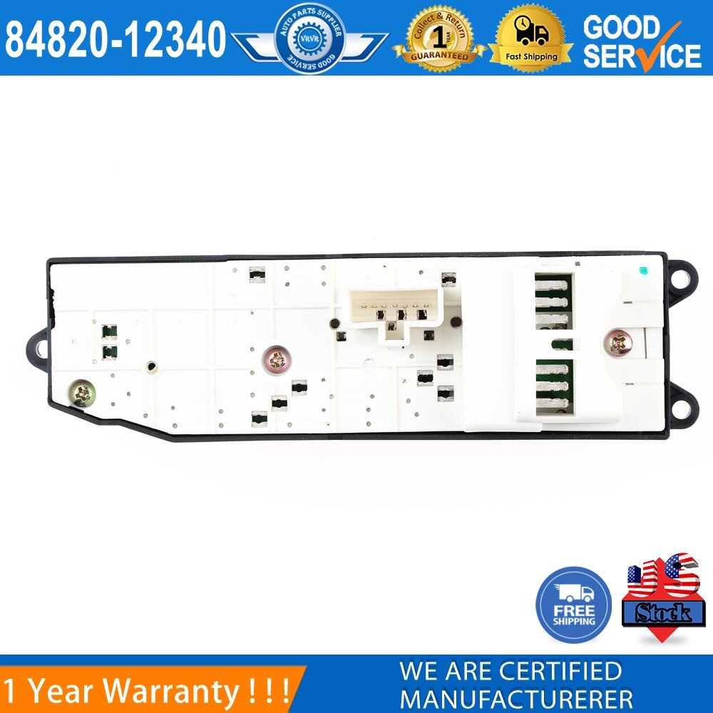 Applicable to for Toyota RAV4 1998, 1999, 2000, power window switch, front left side, 84820-12340