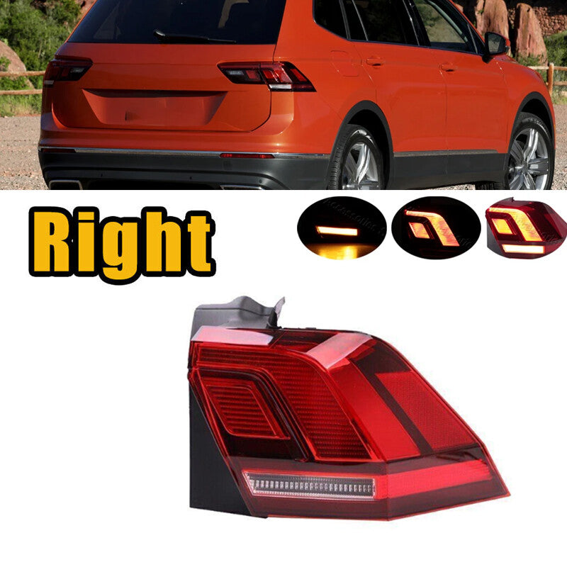Right for VW for Tiguan 2017-2021 Tail Light Turn Signal Light Brake Light