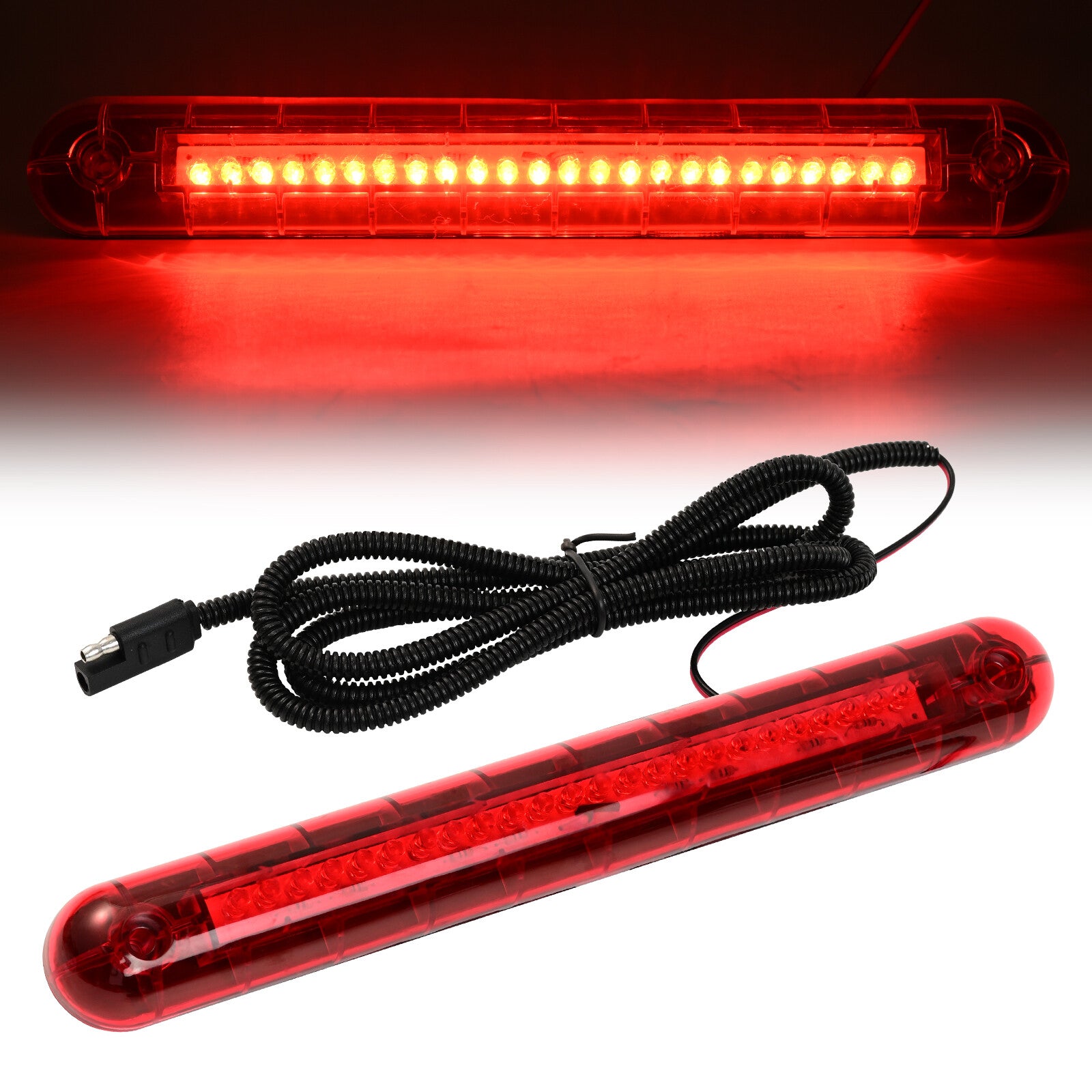 24 LEDs 12v third 3rd Brake Light Brake Light Red Universal for Car SUV Truck RV