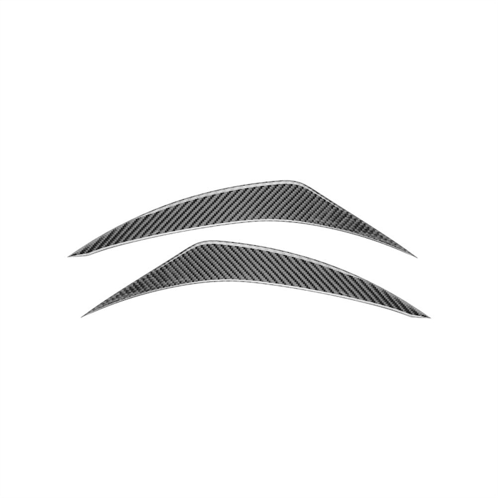 Carbon Fiber Headlight Eyebrow Cover Trim Sticker for Toyota for Corolla 2007-2013