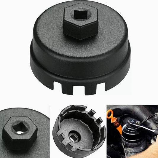 Cap Wrench Cup Socket Remover Tool Oil Filter for Toyota for Lexus 64MM 14 Flutes