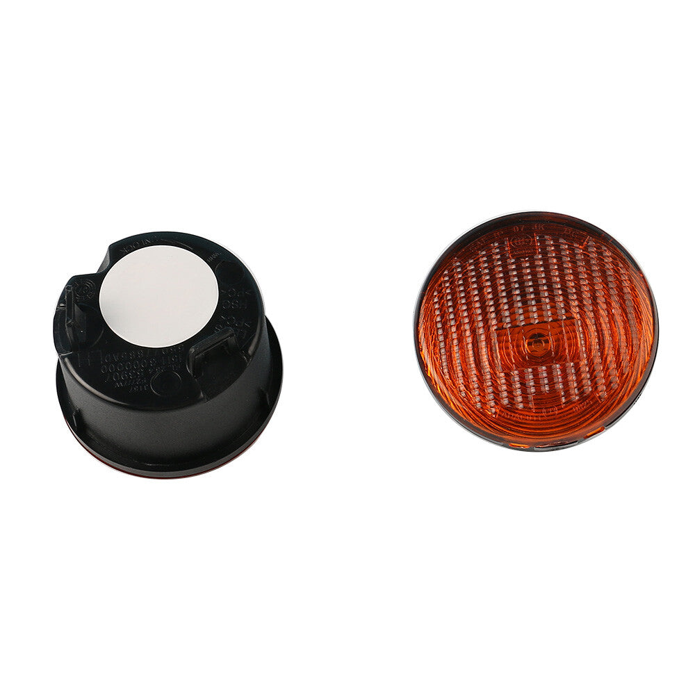 Fits For 07-2013 for Jeep for Wrangler Front Left Right Turn Signal Park Lamp NO Bulb