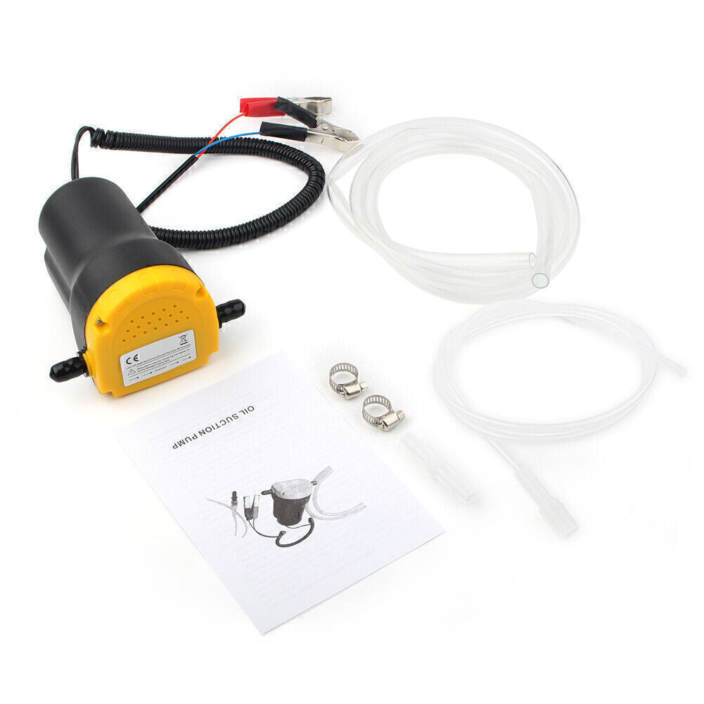 Car Electric Oil Pump 12V Diesel Fluid Extractor Scavenge Exchange Transfer Pump