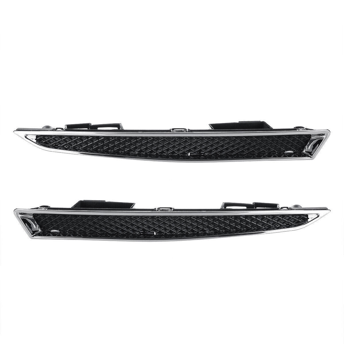 2X Headlight Trim Grille Decor Replacement Parts for Ford Escape/kuga 2013-2016