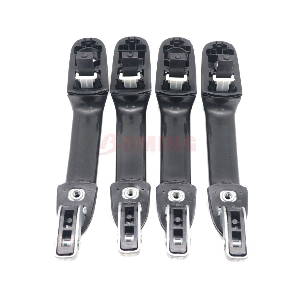 4-piece front and rear exterior door handles for 06-11 modern accent base coat black DS546