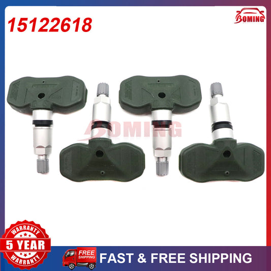 4PCS TPMS 15122618 for Chevy Colorado for GMC for Canyon for Hummer Tire Pressure Sensor