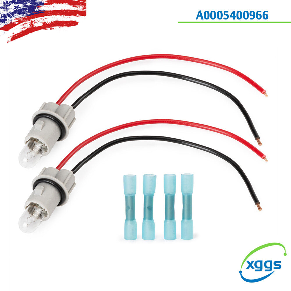 2x A0005400966 Side Marker Lamp Light Bulb Socket Wire Harness for Mercedes-Benz