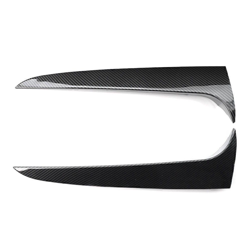 2pcs Rear Window Side Spoiler Canard Splitter Trim for BMW X3 F25 2011-2017 2012