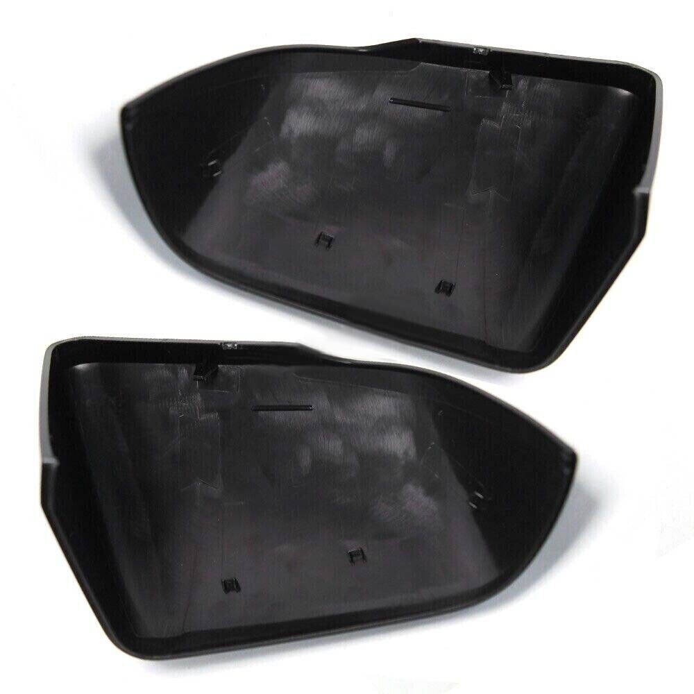 Side Rear View Mirror Cover Cap Black Left & Right for Ford for Mustang 2015-2021