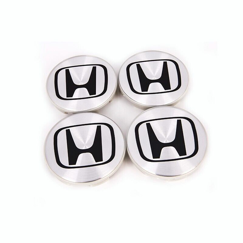 4-piece set of for Honda aluminum silver and black wheels, center 69mm, 2.75, suitable for Accord and for Civic .