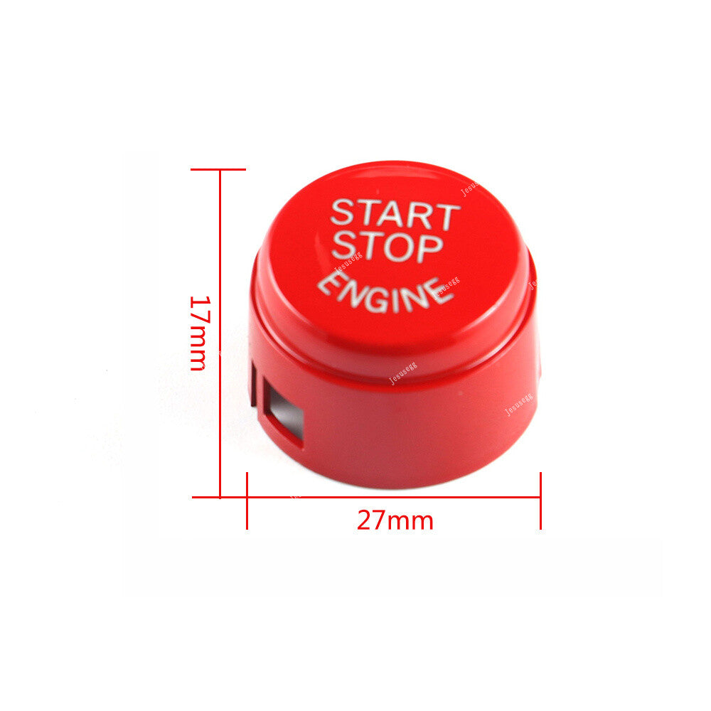 Red Engine Start Stop Push Button Switch Cover for BMW 5 6 Series F01 F02 F10