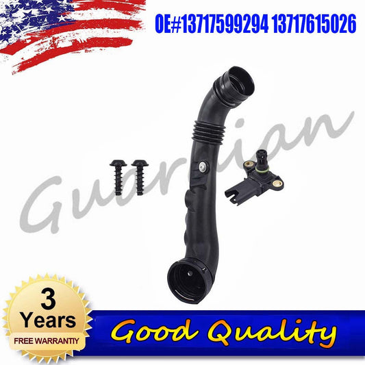 One set of air sensor tube throttle intercooler 1371799294 13717615026 Applicable to for BMW