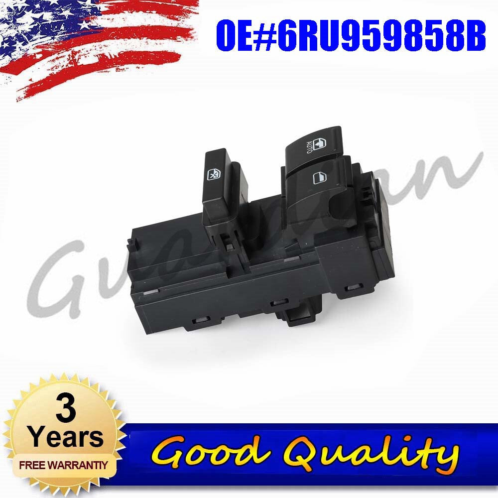 Electric window switch 6RU959858B, suitable for Volkswagen Polo Derby Vento 2011-2022, 2012, 2013, 2014