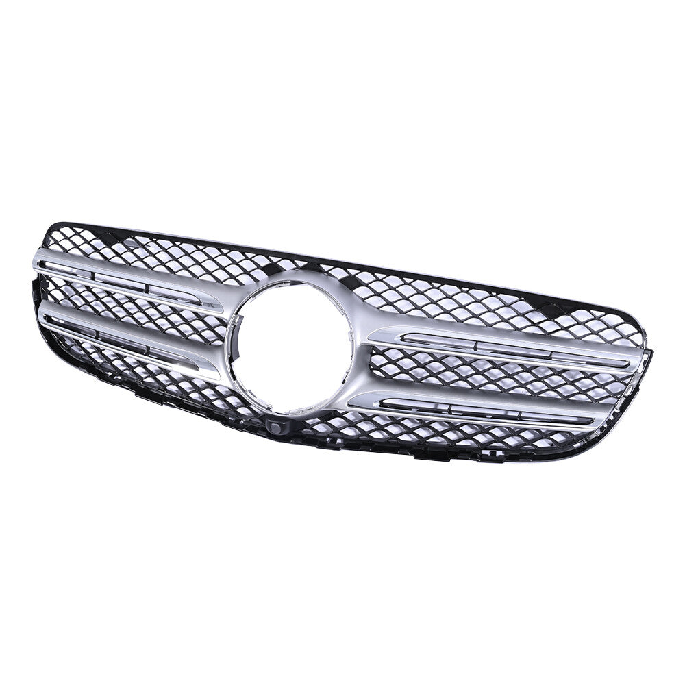 Chrome Front Bumper Grille 2538802100 For 2016-2019 for Mercedes-Benz X253 GLC300
