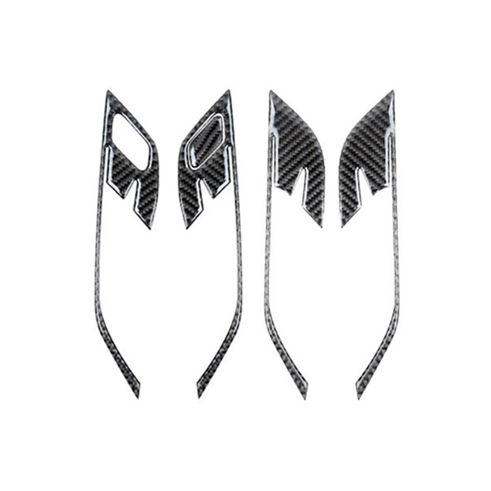 5Pcs Carbon Fiber Interior Door Handle Cover Trim for BMW X1 F48 2016-2018