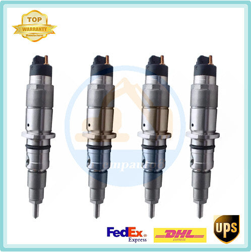 4PCS Fuel Injector Diesel for QSB4.5 QSB6.7 Engine 0445120383