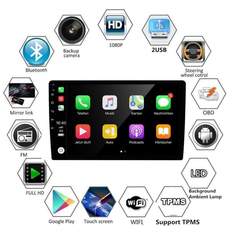 9 Android Car Stereo Radio CarPlay 2+32GB for Honda Accord Spirior 2009-13
