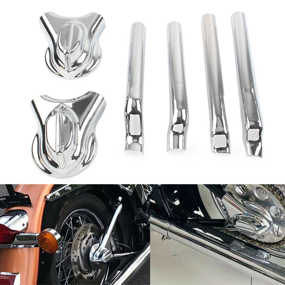 Hintere Phantomschwingen-Achsabdeckungs-Kit f¨¹r for Harley Softail FXST FXSTC FLSTC