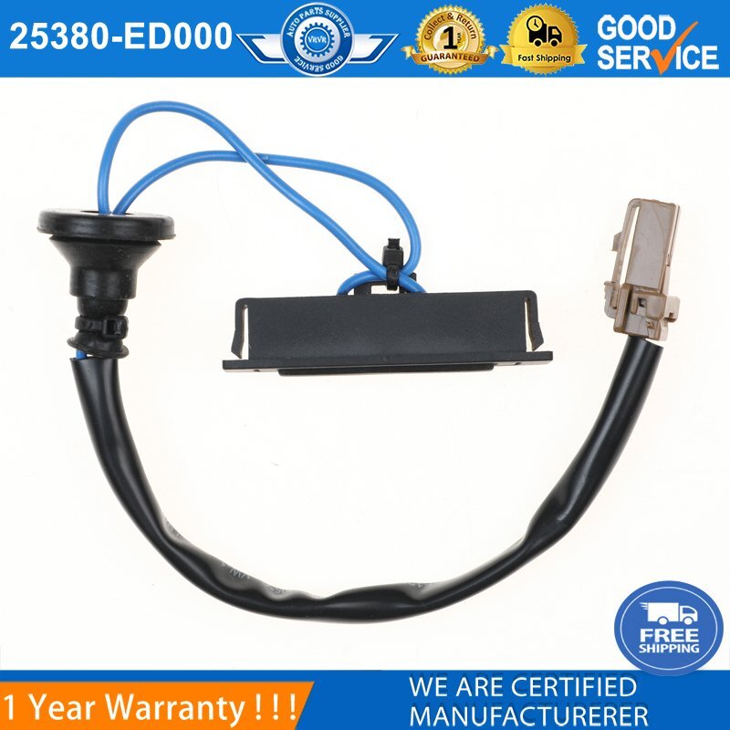 Trunk/Deck Cover Switch 25380-ED000 for Nissan Murano 2005 - 2007 and Versa 2007 - 2012