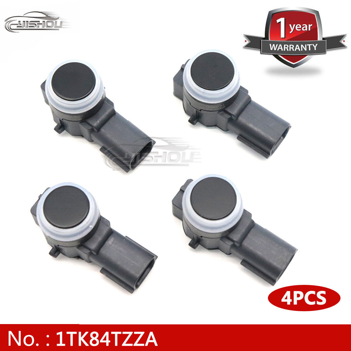 4-piece set of new front and rear parking assist sensors for Chrysler for Dodge Jeeps