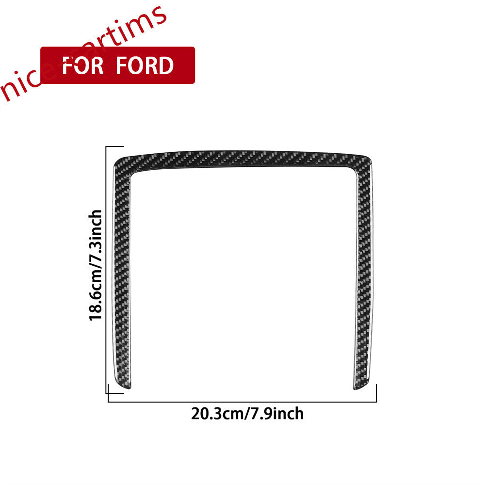 for Ford F150 2009-2014 Inner Front Reading Light Lamp Panel Cover Carbon Fiber