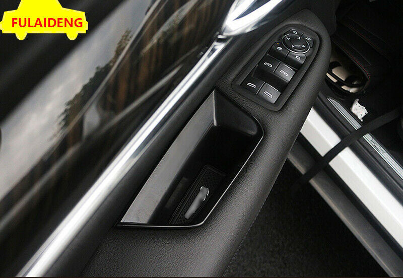 4Pcs for Cadillac XT5 2016-2021 Inner Door Handle Armrest Storage Box Container