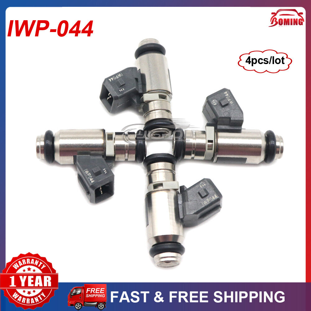 IWP-044 New Fuel Injectors 4Pcs for Volkswagen Pointer Pick Up 1.6L 1.8L 1998-04
