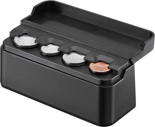 Car Coin Holder Change Storage Holder Case Box Container Organizer