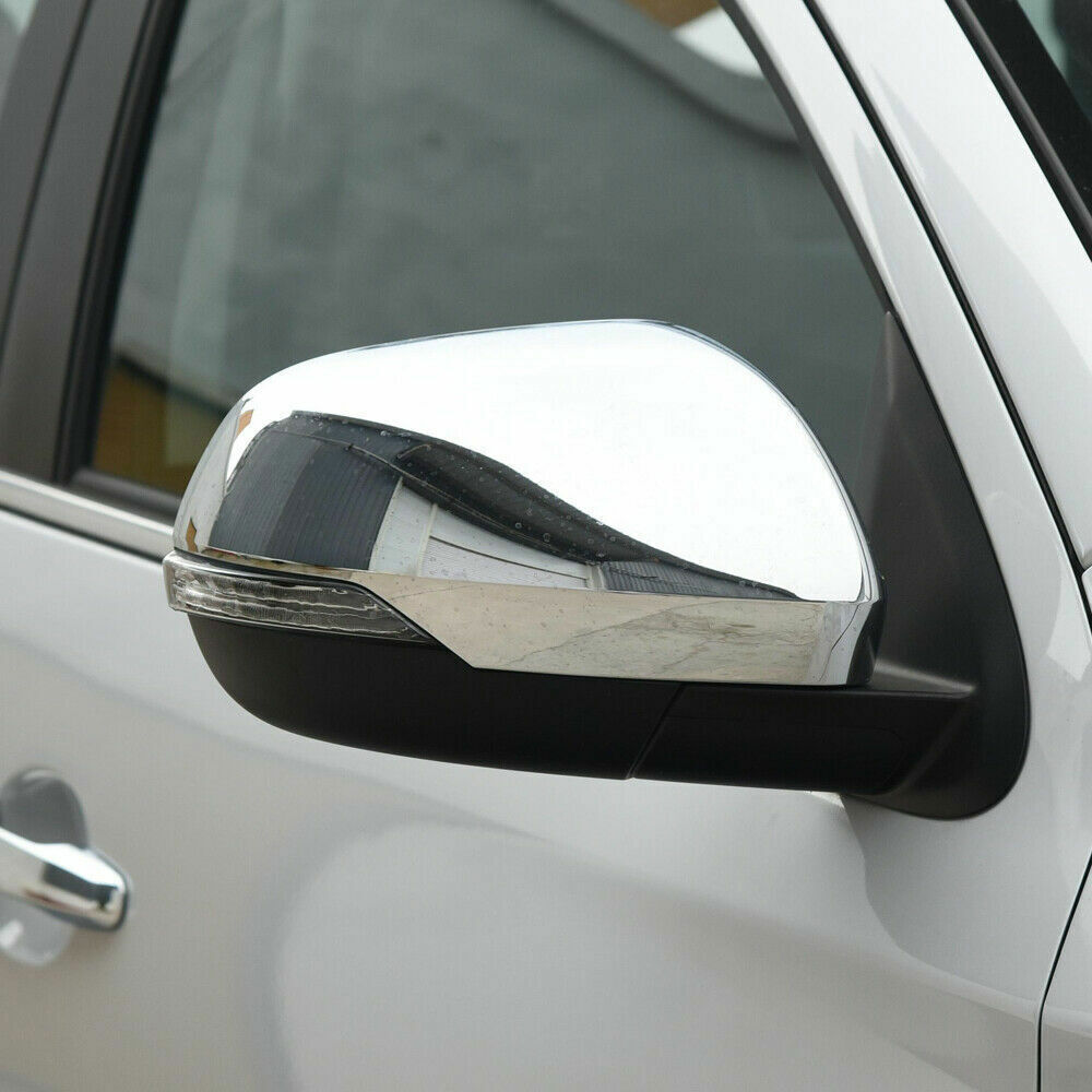 Side Door Mirror Chrome Cover Trim for Mitsubishi Montero/Pajero Sport 2016-2021