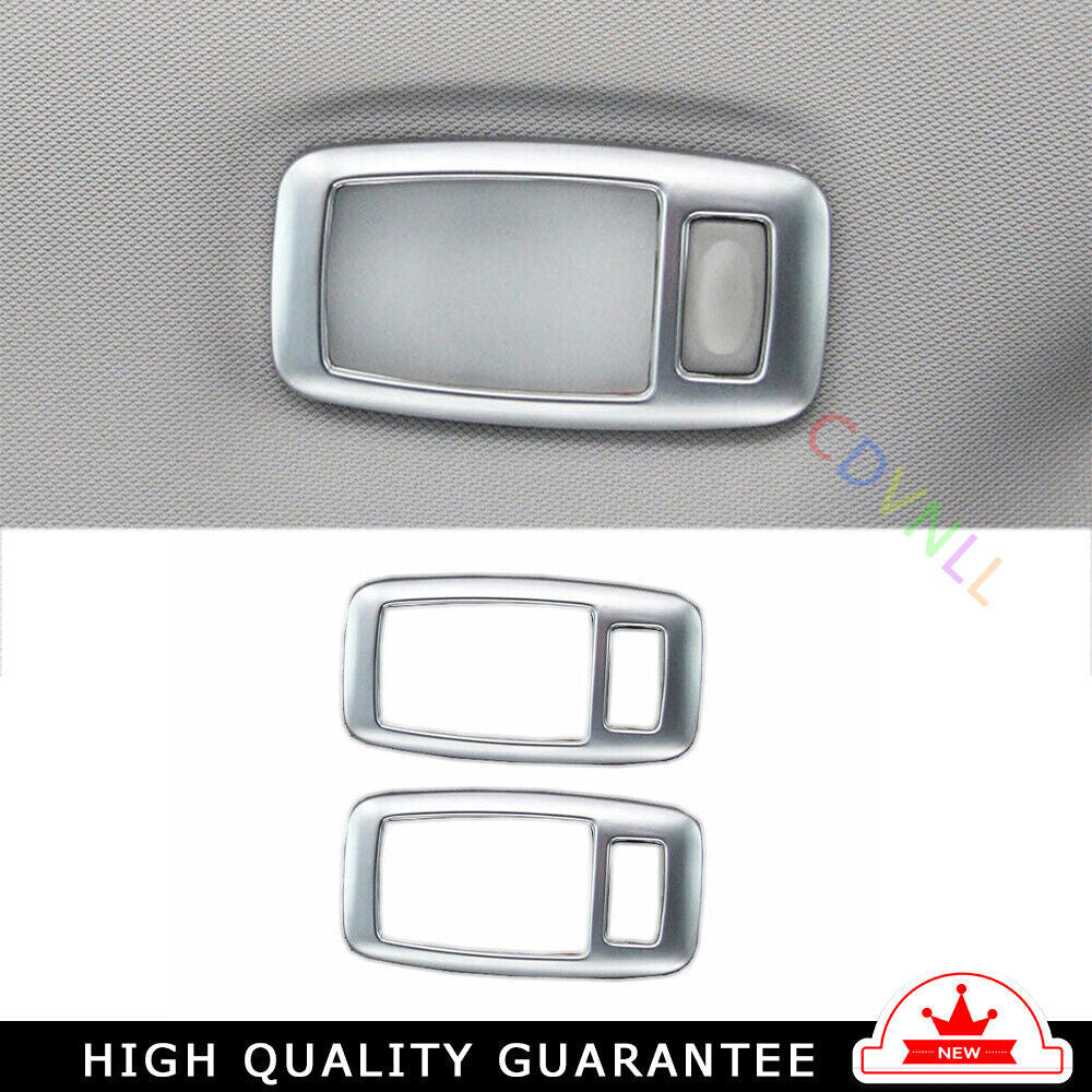 Rear Reading Lamp Frame Cover Trim for Nissan Altima Teana 19-2022 Matte Silver