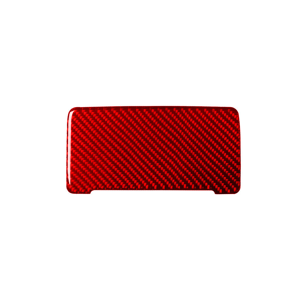 Red Carbon Fiber Inner Overhead Console Cover Trim for Hyundai Azera 2006-2011
