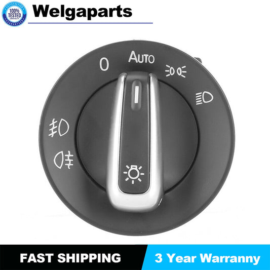 1X Auto Car Headlight Switch New for VW for Golf MK6 MK5 for Jetta for Tiguan 5ND941431B
