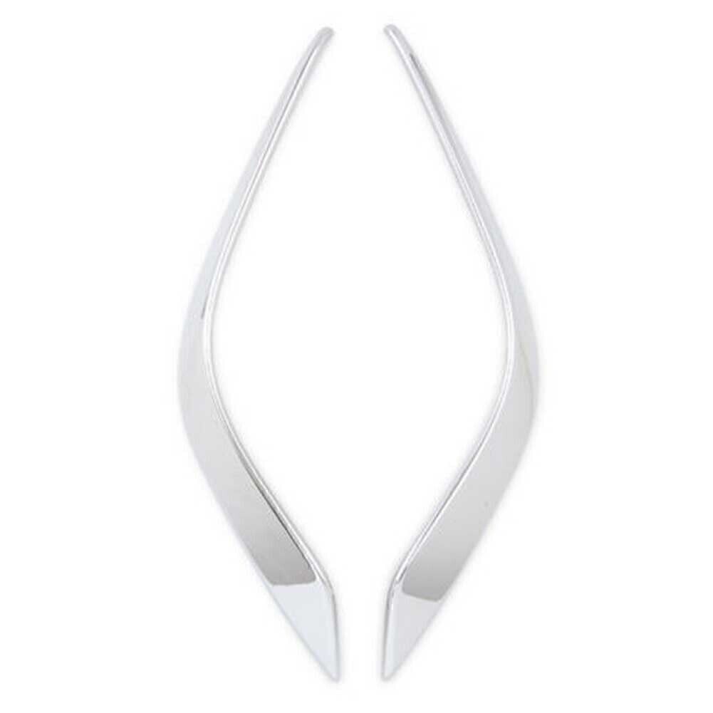 Chrome Front Fog Light Lamp Eyebrow Cover Trim Fit for Mazda 6 Atenza 2014-2016 15