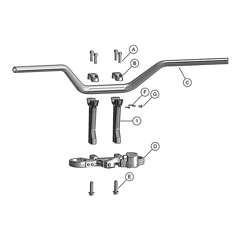 2'' For PAN AMERICA 1250 S PA1250S 21 22 Motorcycle Tall Risers Handlebar Risers