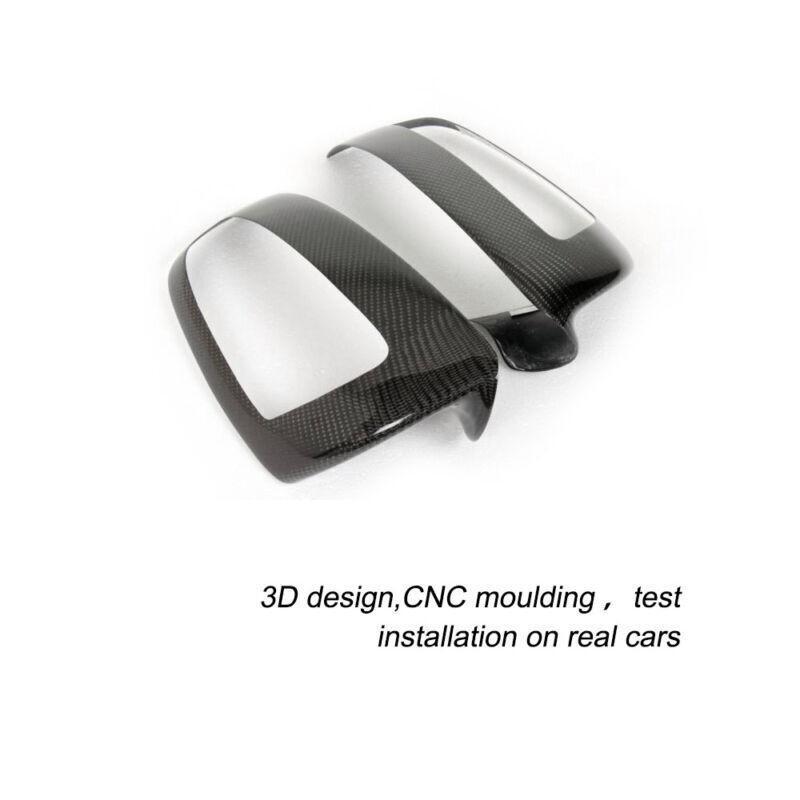 for Mercedes-Benz W204 C Class C300 C63 Side Rearview Mirror Cover Carbon Fiber