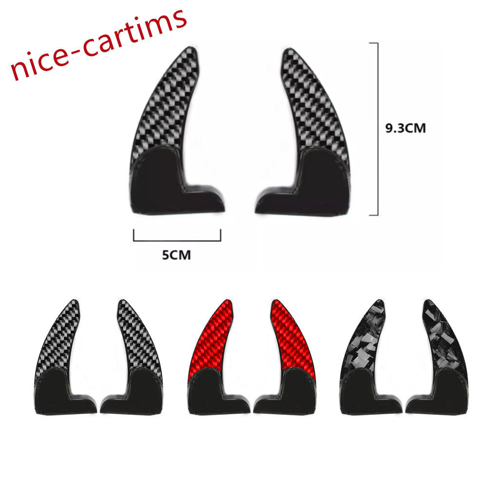 Red Carbon/ABS Steering Wheel Shift Paddle for Dodge for Challenger Charger 15+ 300C