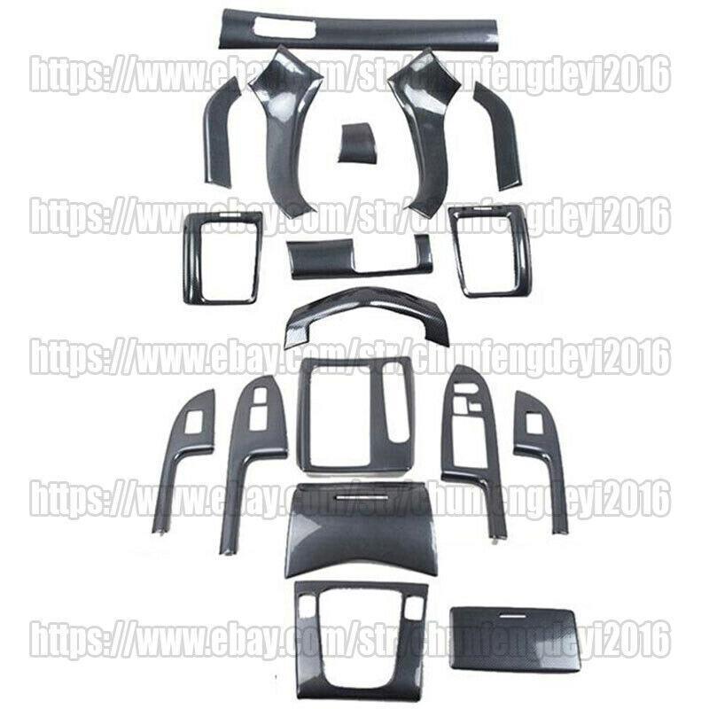 Carbon Fiber Interior Decoration Kit Panel Cover Trim for Honda Accord 7th 03-07