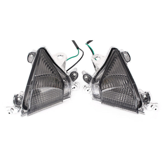 Indicator Turn Signal Blinker Lamp Smoke Lens For Fit for Kawasaki ZX10R 04-05