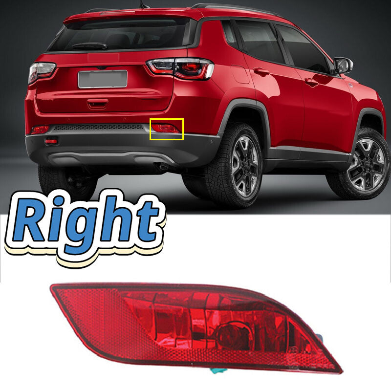 for Jeep Compass 2017-2019 Right Rear Bumper Taillight Reflector Light