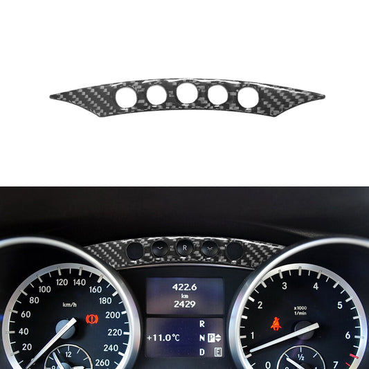 Carbon Fiber Speedometer Button Trim for Mercedes R-Class 2009-2012