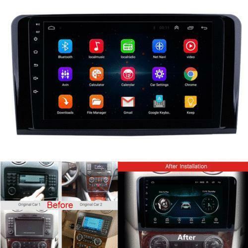 for Mercedes-Benz X164 W164 ML GL 350 450 Android 9.1 Radio GPS Player 1+16GB