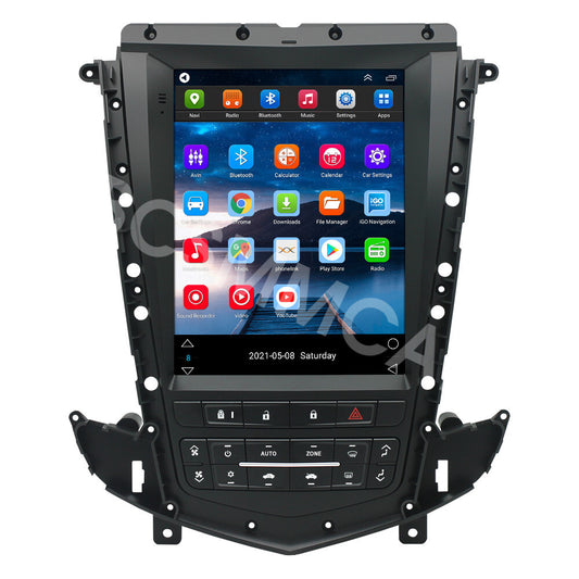 Car For Apple Carplay Radio Fit for Cadillac SRX 2009-2012 Android 14 GPS Stereo