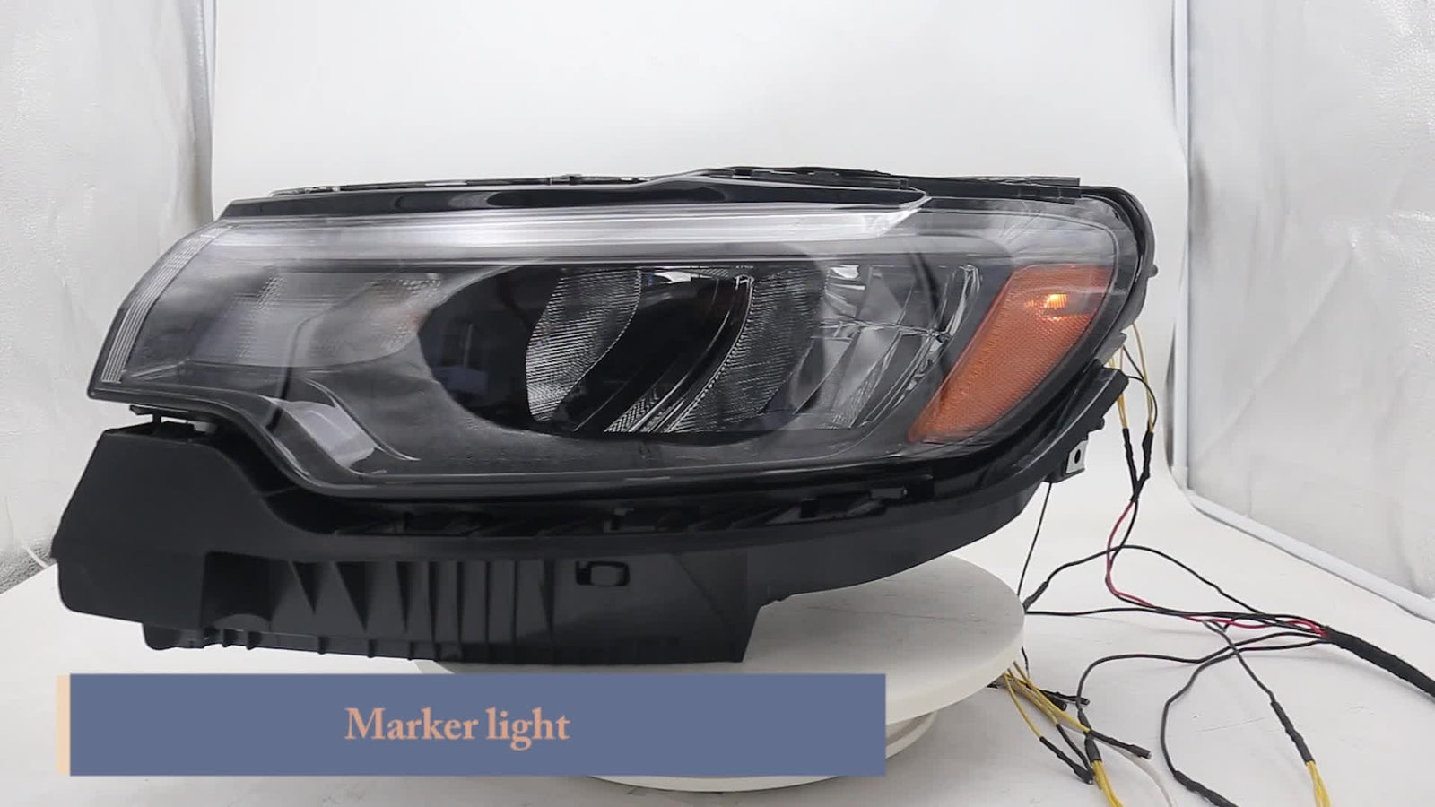 Suitable for 2022-2023 for Jeep headlight driver with LED DRL LED reflector.