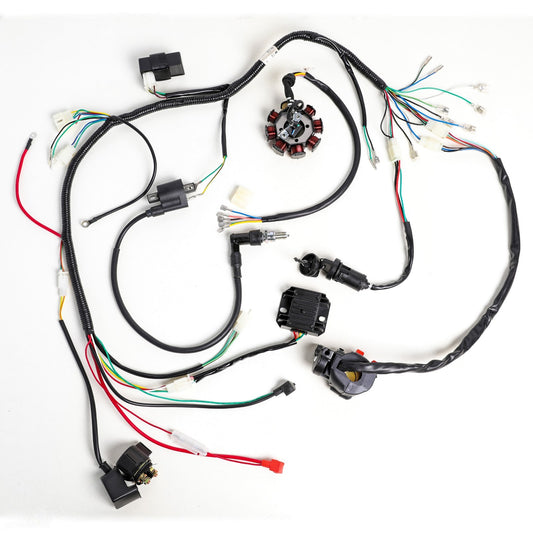 Complete electric all-terrain vehicle/four-wheel off-road bicycle wiring harness 150 200CC 250CC stator CDI