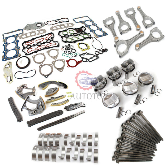 Con Rod Connecting Rod 06E198401E - Timing Chain Kit for VW Touareg for Audi S4 A7
