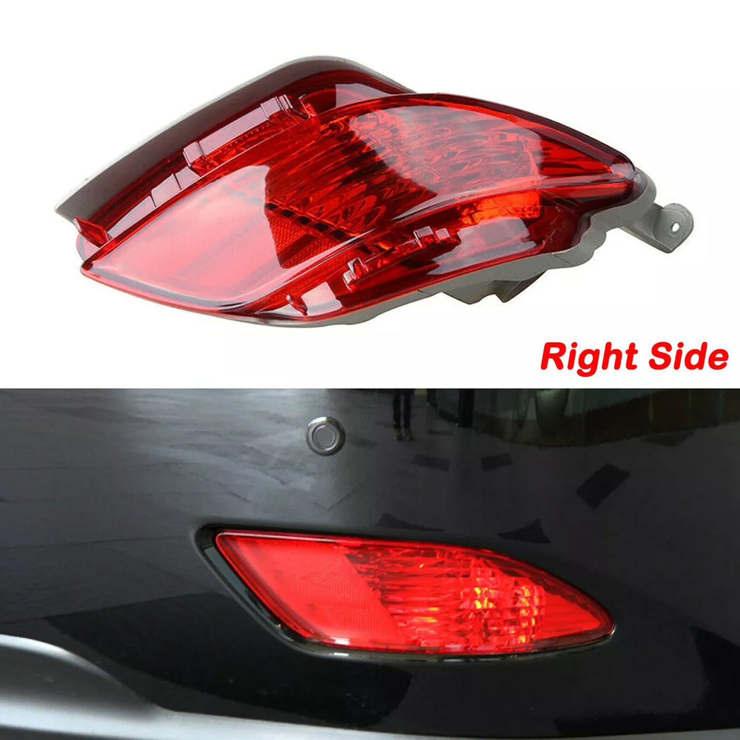 The right rear bumper light/brake light applies to for Lexus 2010-2015 RX270 RX350 RX450H.