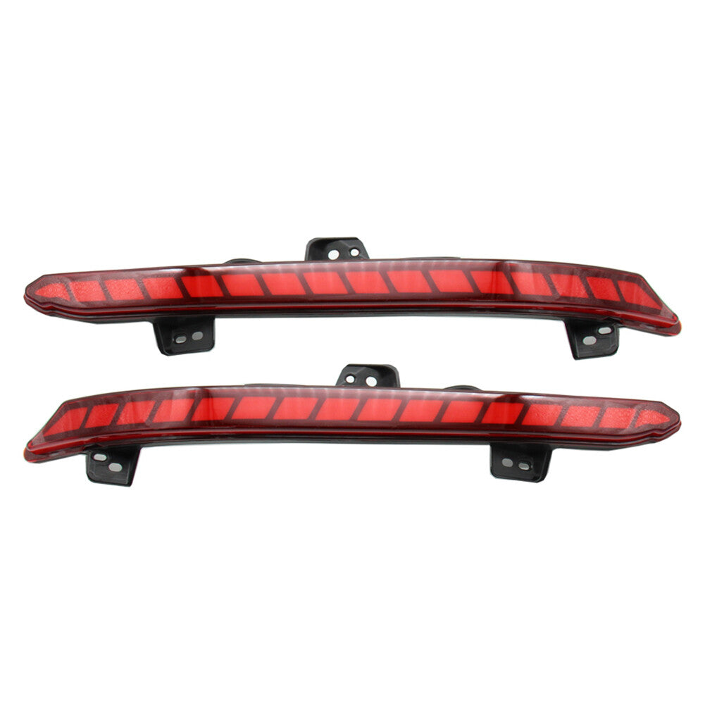 Rear Bumper Lamp LED Reflector Tail Brake Light for Honda Accord 2018-2021 Red
