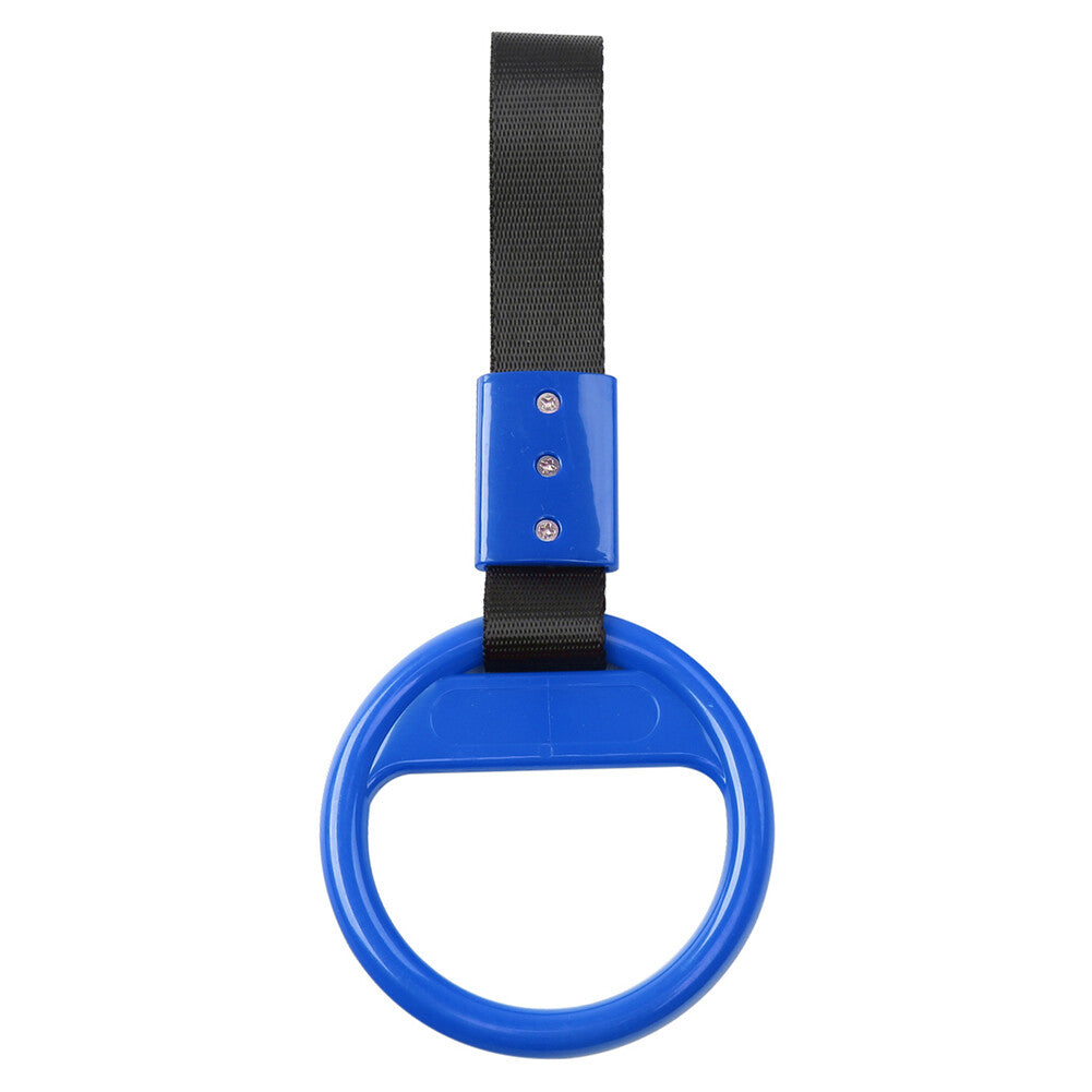 JDM Ring Subway Train Bus Handle Hand Strap Drift Charm Drift Strap BlueBlack